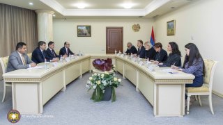 The Chairman of the RA Investigative Committee Argishti Kyaramyan Presented the Circumstances of Ethnic Cleansing Committed by Azerbaijan to the Commissioner for Human Rights of the Council of Europe (photos)